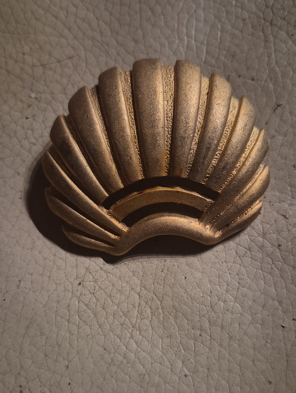 Bronze Shell Scarf Slide